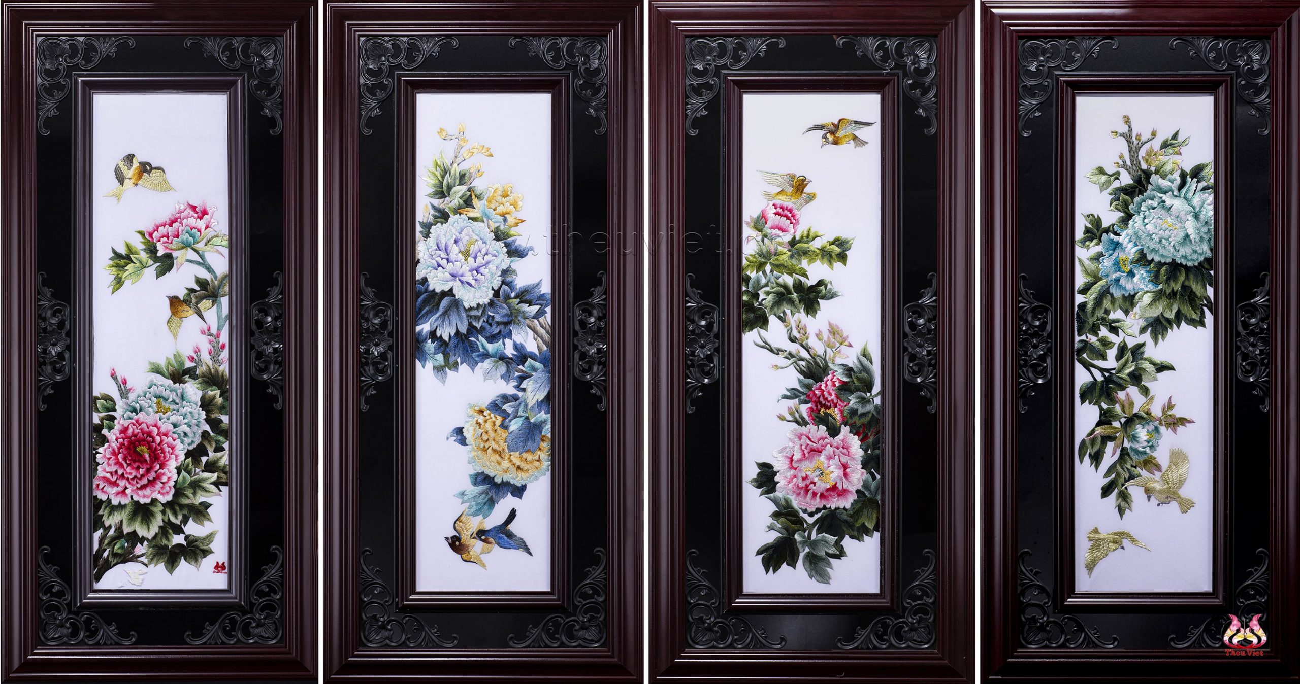 Những mẫu tranh thêu ngày tết đẹp trong năm 2020 - Thêu Việt