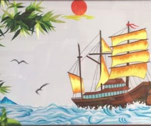 Tranh thêu thuận buồm xuôi gió và ý nghĩa phong thủy trong năm 2020