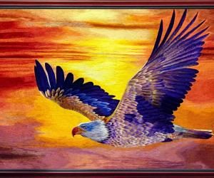 High quality embroidery “The Epic” (the Eagle spreads its wings)