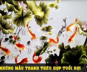 Những mẫu tranh thêu hợp tuổi Hợi