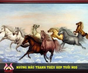 Tranh thêu hợp tuổi Ngọ và ý nghĩa trong năm 2020